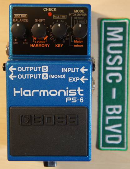 Boss PS-6 Harmonist Pitch Shift Harmonizer Effects Pedal