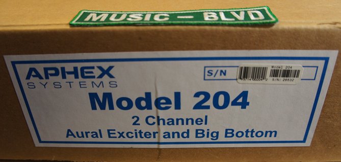 Aphex 204 Aural Exciter and Optical Big Bottom