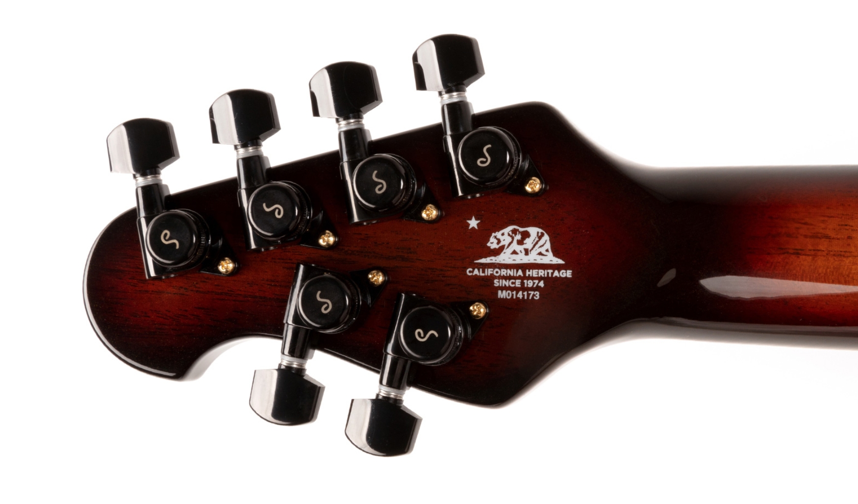 Ernie Ball Music Man John Petrucci Majesty 20th Anniversary Electric Guitar - Honey Butter Burst with Ebony Fingerboard