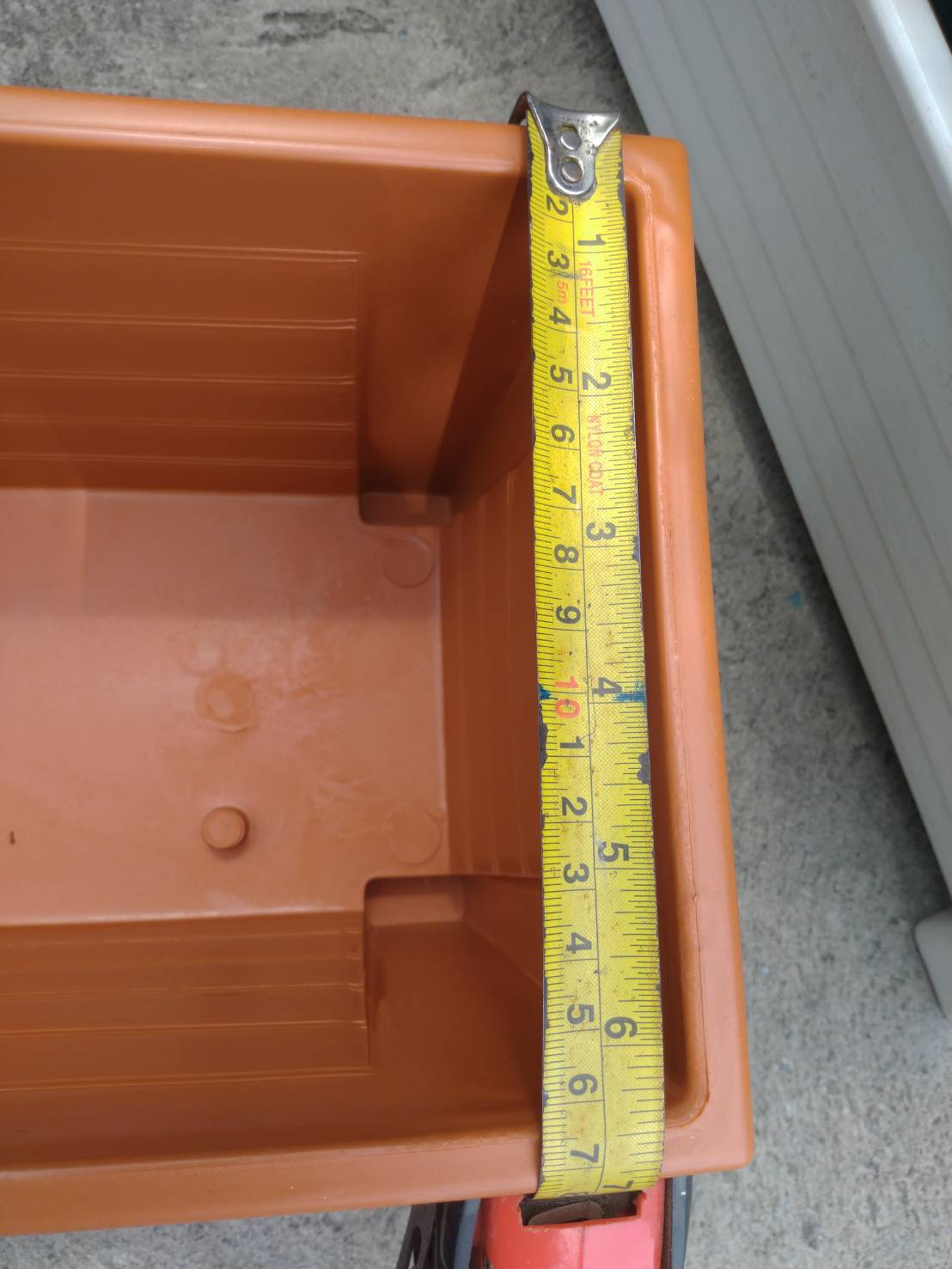 กระถางยาว กระถางปลูกต้นไม้ แบบยาว 1 ใบ (เลือกสีได้)