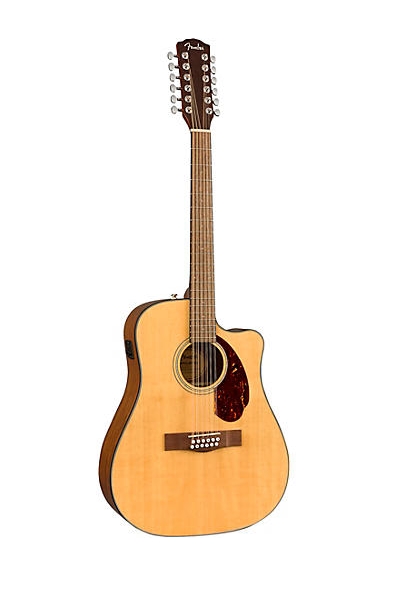 Fender CD-140SCE 12-String Dreadnought Acoustic-Electric Guitar Natural