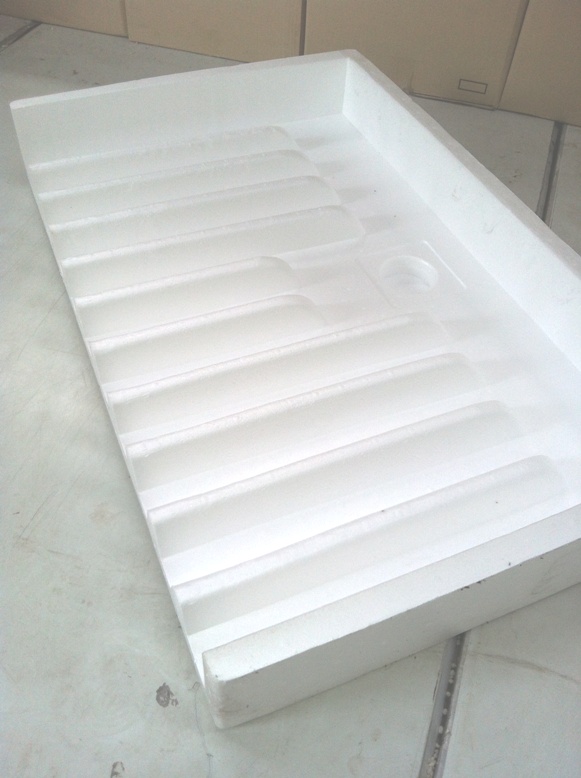 โฟมรางหัว(ไม่มีรู)+โฟมรางท้าย (มีรู) 1คู่