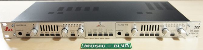 dbx 386 Dual-Vacuum Tube Preamp