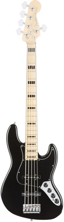 Fender American Elite Jazz Bass V - Black