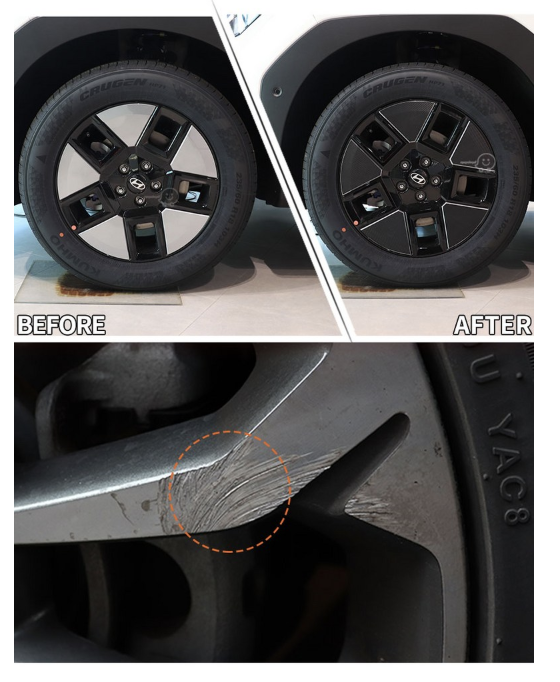 ล้อคาร์บอน สติกเกอร์ Hyundai SANTA FE Hybrid ฮุนได ซานตา เฟ่