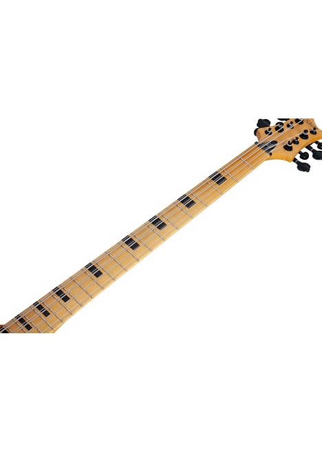 Schecter Guitar Research Riot-8 Session 8-String Electric Bass - Satin Aged Natural