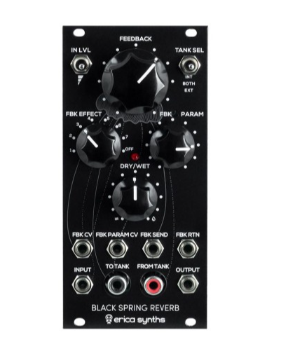 Erica Synths Black Spring Reverb Eurorack Spring Reverb