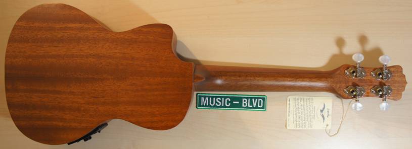 Luna Guitars Tattoo Concert Ukulele w/ Preamp