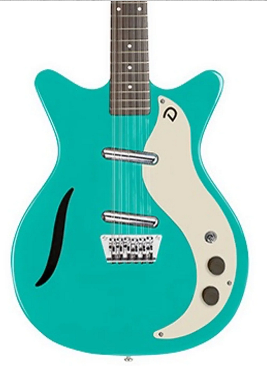 Danelectro Vintage 12 String Electric Guitar - Dark Aqua