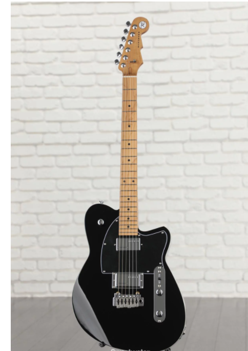 Reverend Crosscut W Solidbody Electric Guitar with Maple Fingerboard