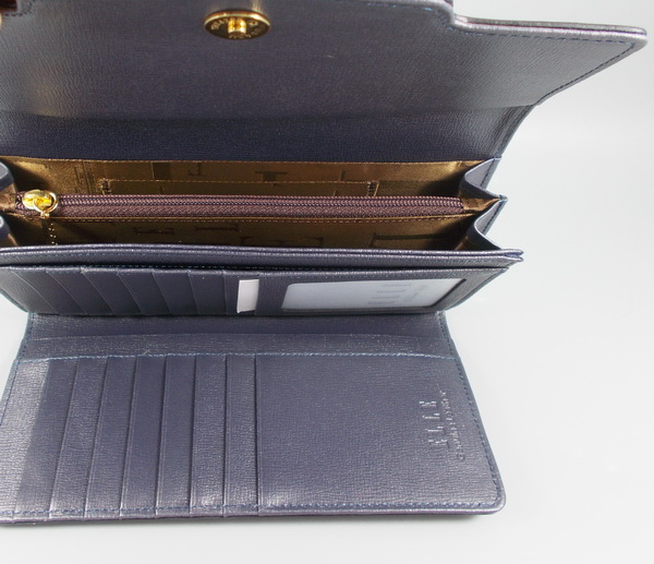 กระเป๋าสตางค์ ELLE เทาเมทาลิก ใหม่ แท้