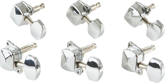 ProLine 3+3 Diagonal Mount Tuning Machines Chrome