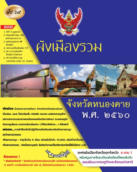 ผังเมืองรวมจังหวัดหนองคาย พ.ศ.2560