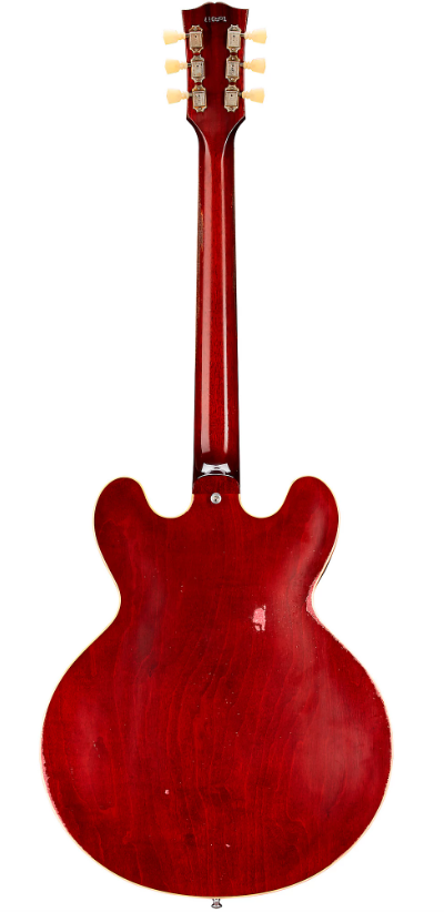 Gibson Custom Murphy Lab 1961 ES-335 Reissue Heavy Aged Semi-Hollow Electric Guitar Cherry