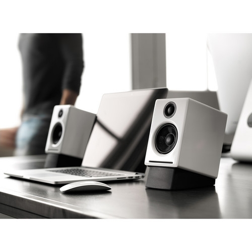 Audioengine A2+ 2.75 inch. Powered Desktop Speakers - White (Pair)