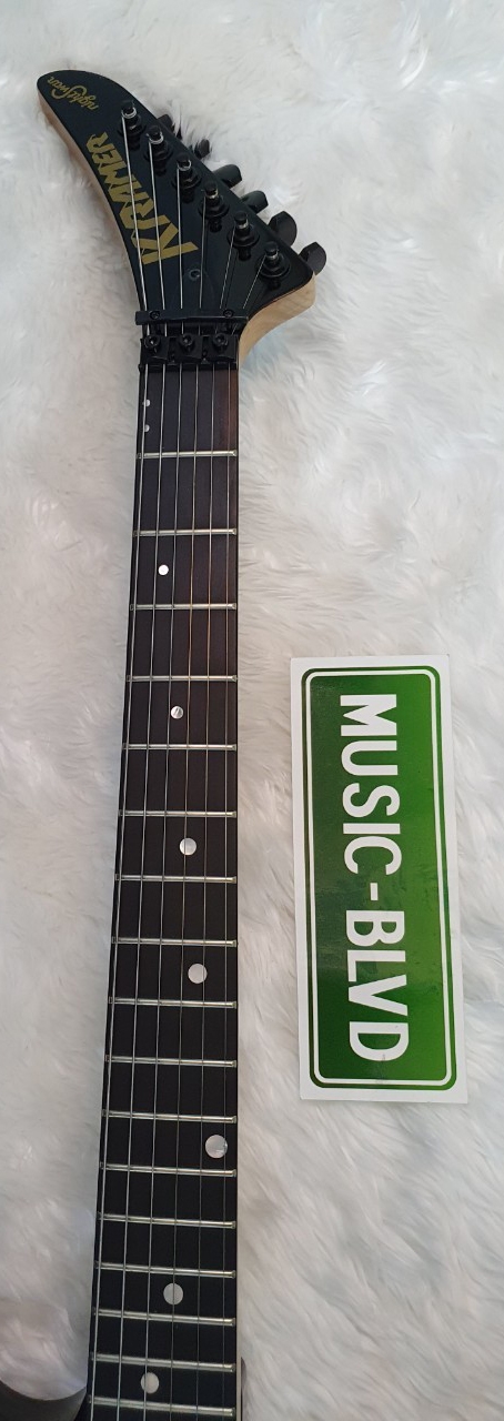 Kramer Nightswan Electric Guitar Black/Blue Polka Dot