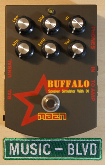 MOEN Buffalo Parametric EQ and Amp Simulator DI Box