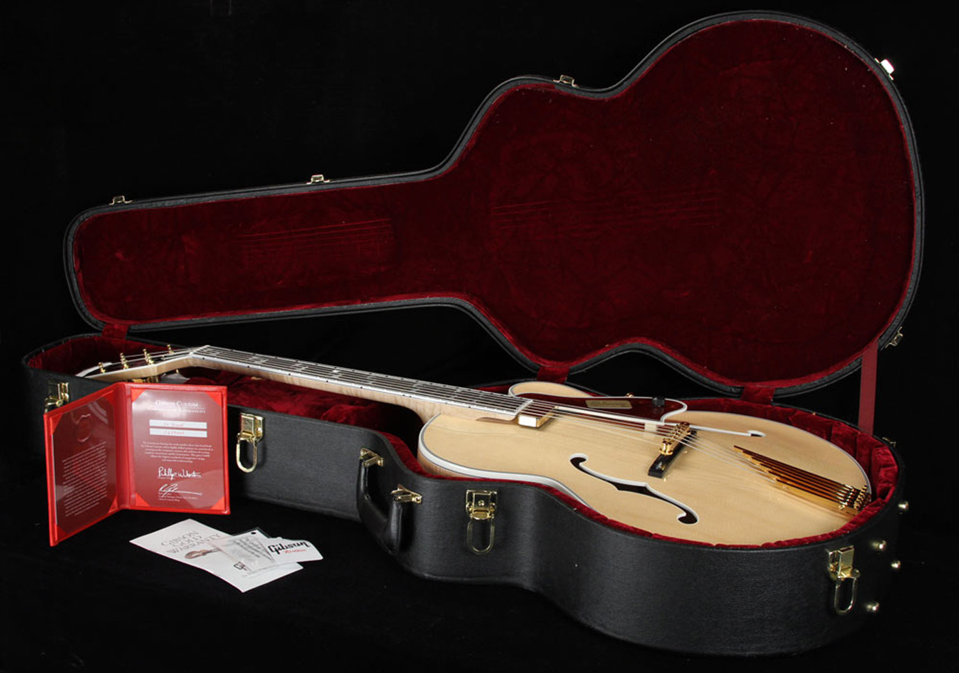 Gibson Custom Crimson Le Grand Archtop Electric Guitar Natural