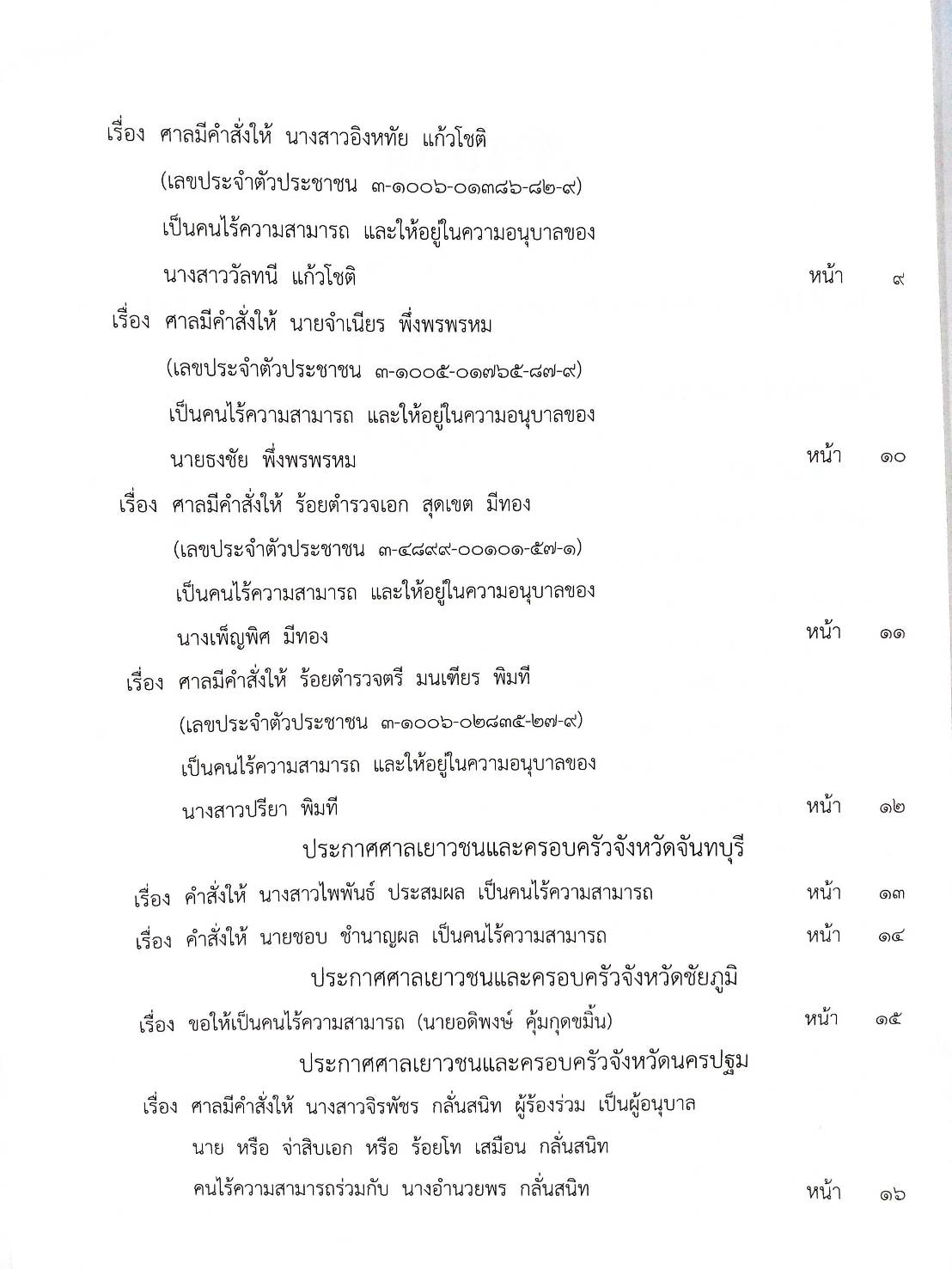 กฎหมายออกใหม่ ตอนที่ 6/64 สมาคม มูลนิธิ และประกาศอื่น ๆ