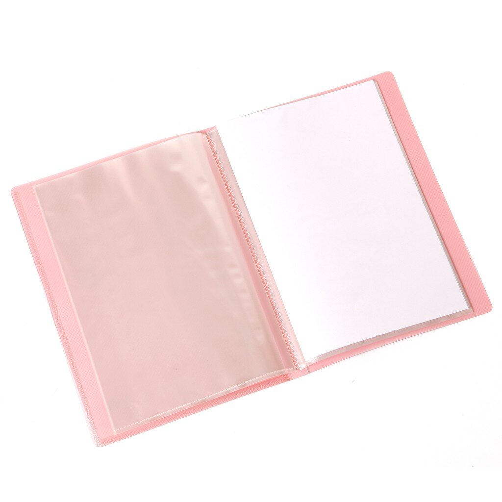 แฟ้มโชว์เอกสาร 9084- A4 (20 ซอง/เล่ม) Flamingo ขนาด 23.8 × 31 ซม. ( A4 ) ** สอดปกด้านหน้าได้ **