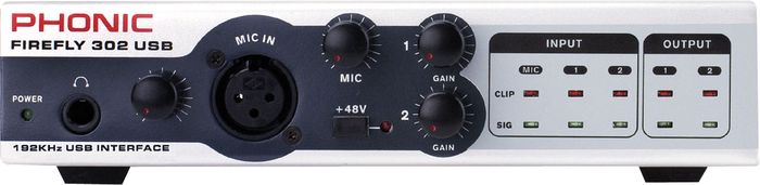 Phonic FIREFLY 302 USB Portable 5X6 USB Interface