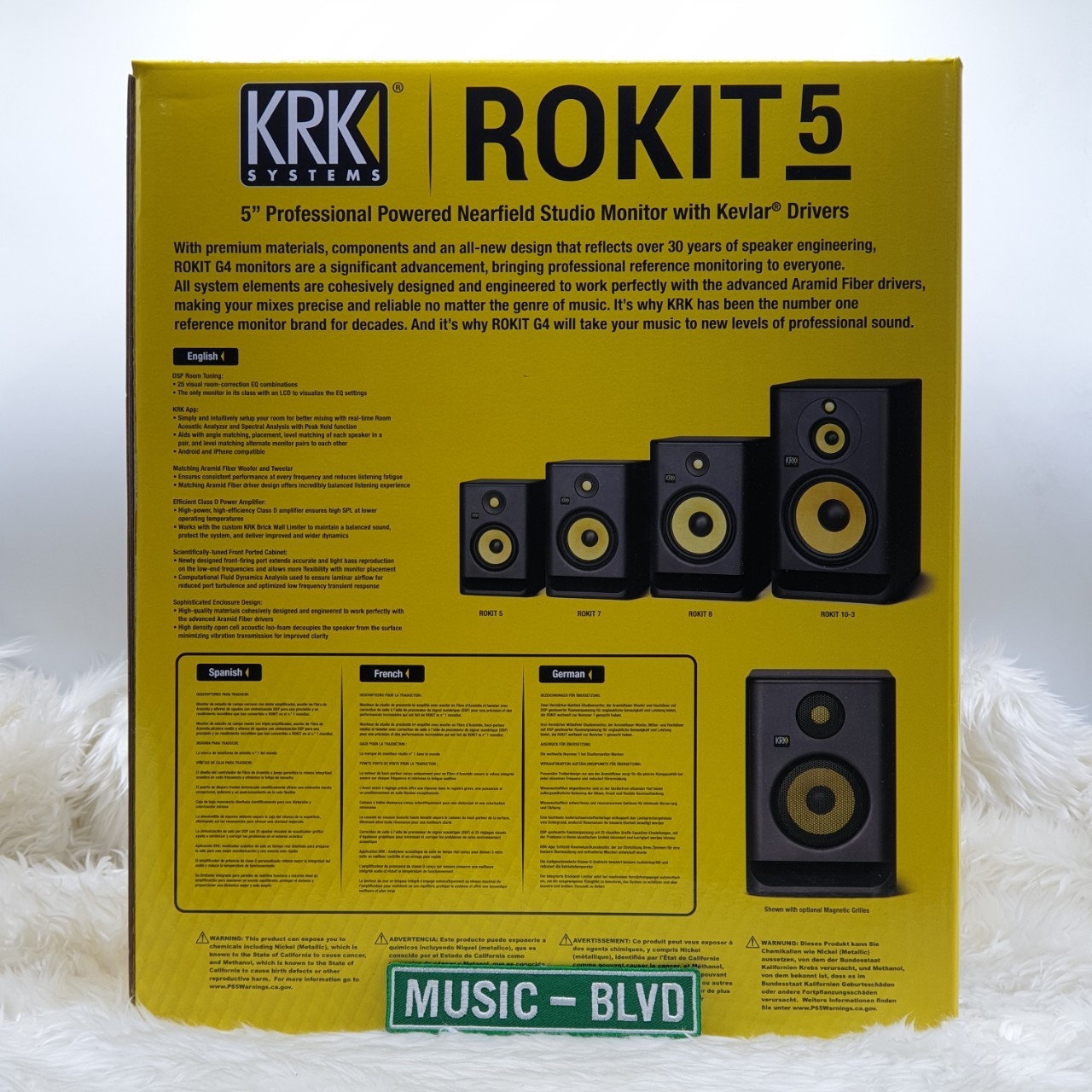 KRK ROKIT 5 G4 5 inch Powered Studio Monitor(Each)