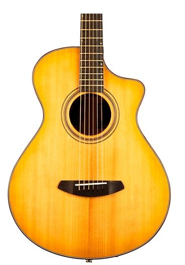 Breedlove Organic Collection Artista Concertina Cutaway CE Acoustic-Electric Guitar Natural Shadow Burst