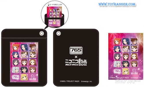 ซองใส่บัตรหนังแก้ว IDOLM@STER Pass Case 765 productn smiling super conference Nico Nico Douga (แท้)