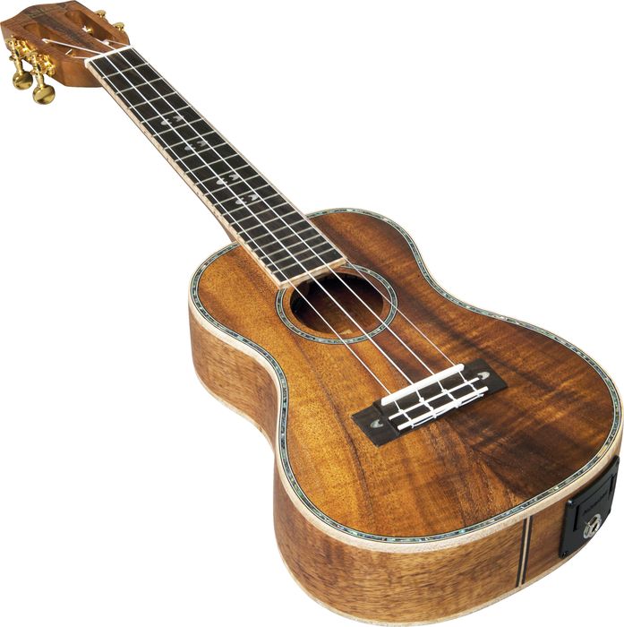 Lanikai Solid AAA Koa Concert Aoustic-Electric Ukulele (Natural Concert size)