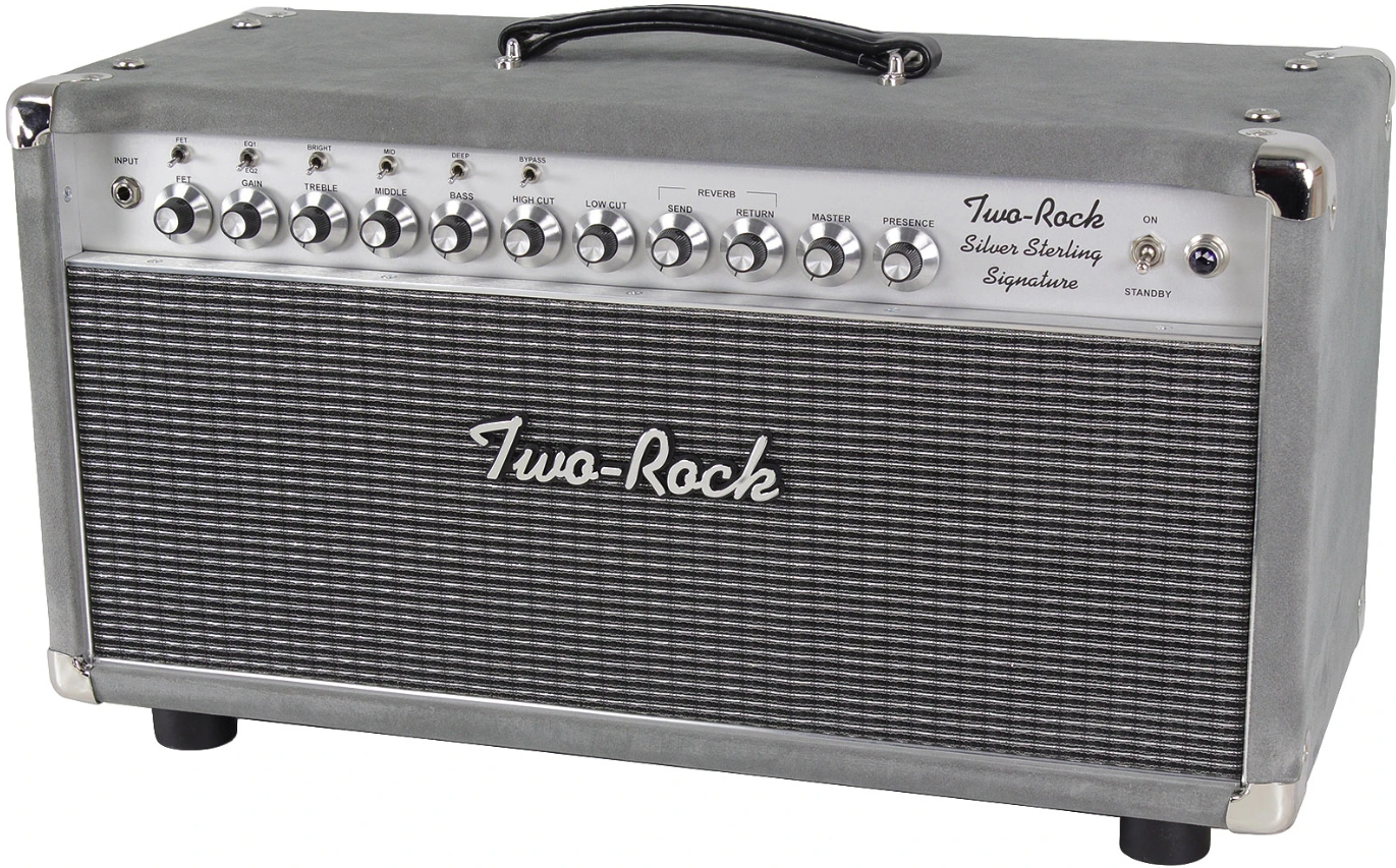 Two-Rock Silver Sterling Signature 150/75 Head, Silver Suede