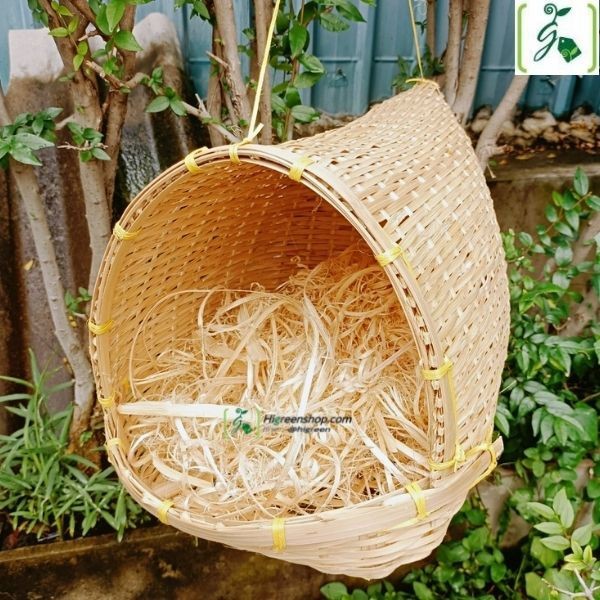 ตะกร้าสาน รังไก่ รังนก ที่นอนแมว จำนวน 1 ใบ