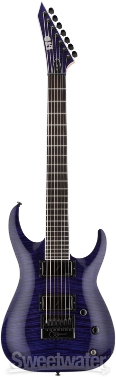 ESP LTD SH-7ET Brian Sir Headly Welch Head-7 - See Thru Purple