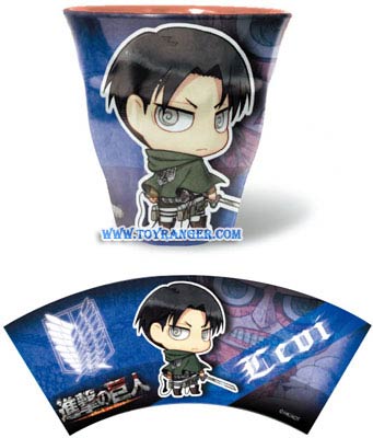 แก้วเมลามีน Attack on Titan 01: Levi SD (แท้)