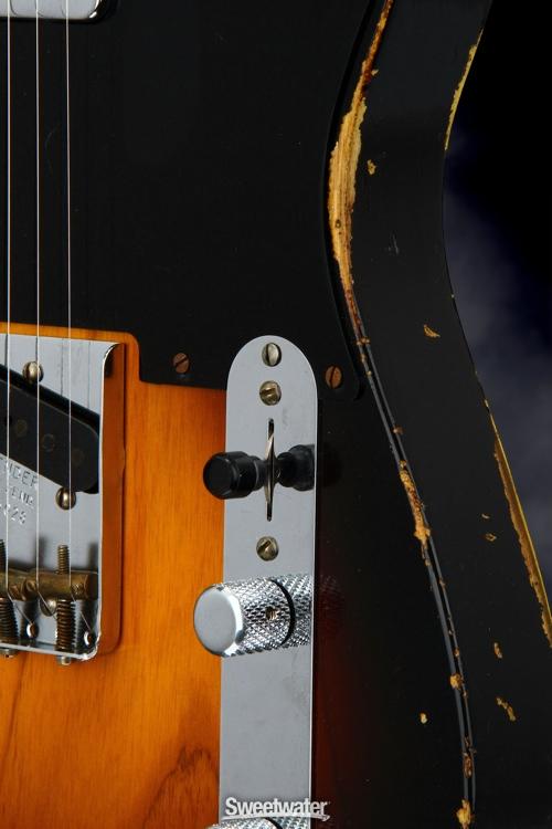 Fender Custom Shop 1951 Time Machine Heavy Relic Telecaster - Faded 2-color Sunburst, 2016