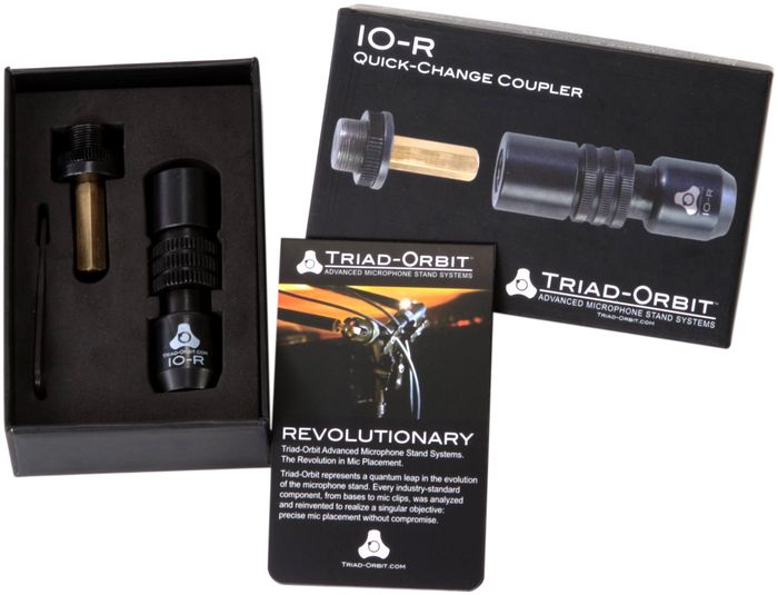 Triad-Orbit Advanced Microphone Stand Systems IO-R Retrofittable Quick-Change Coupler