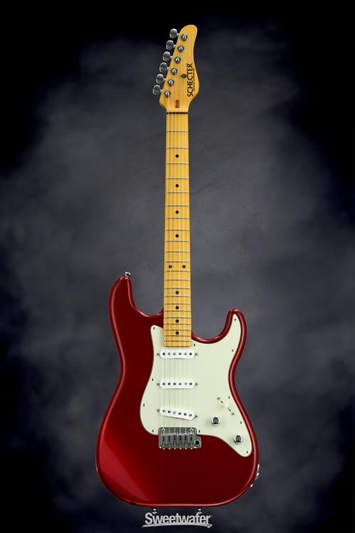 Schecter USA Traditional - Candy Red, Maple Neck