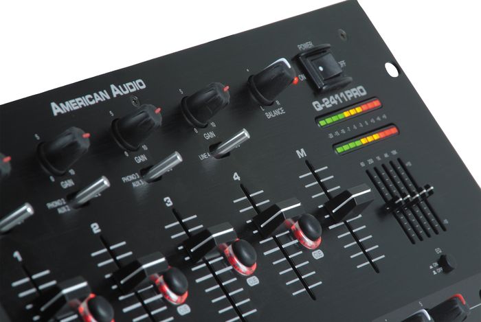 American Audio Q-2411 PRO 4-Channel DJ Mixer
