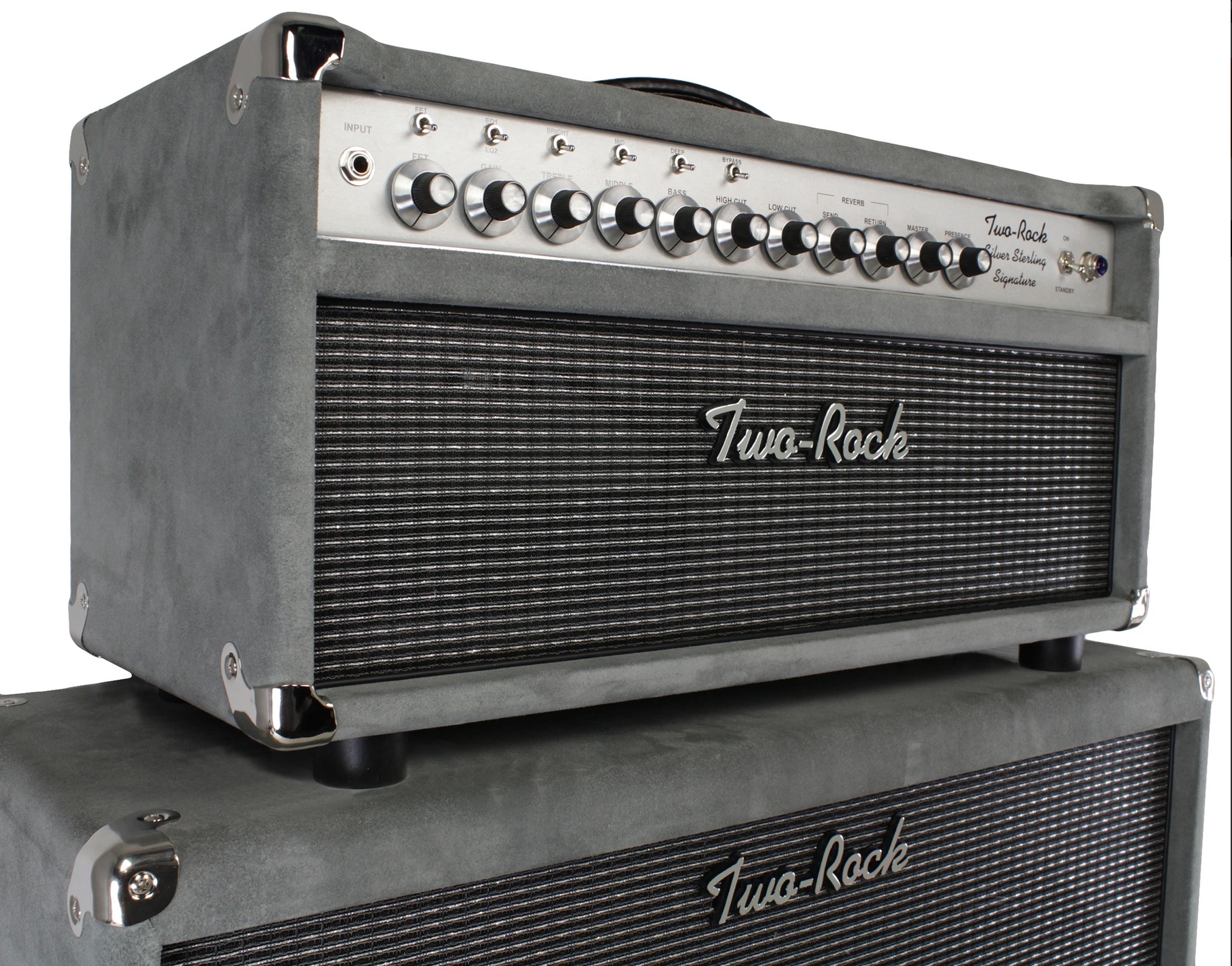 TWO ROCK Silver Sterling Signature 100 watt head, S/N : 112