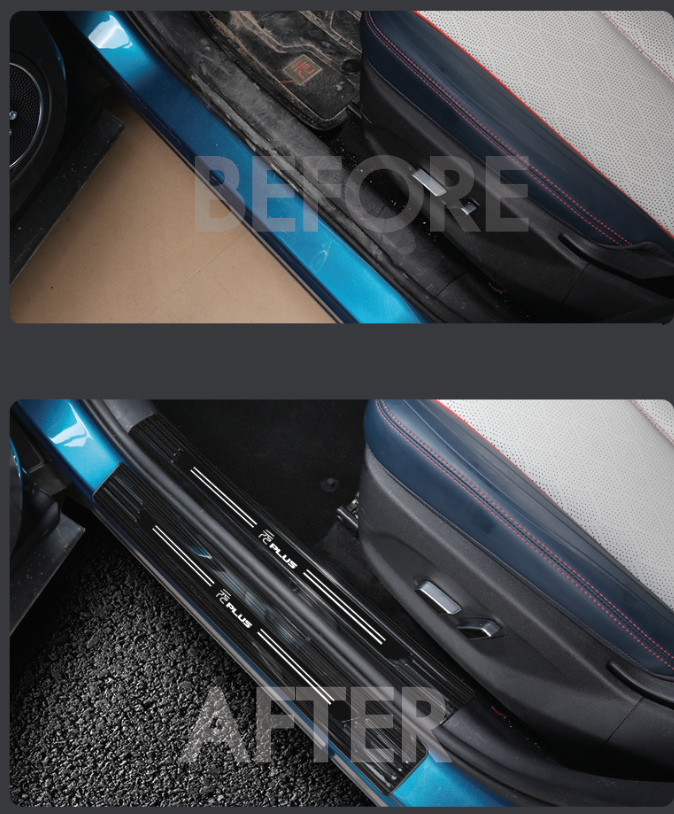 ชายบันได กันรอยประตู แสตนเลส สำหรับรถยนต์ไฟฟ้า BYD Atto 3 บีวายดี อัตโต 3