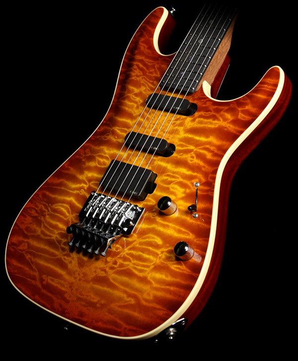 Suhr Standard Carve Top Quilt Maple Electric Guitar Honey Burst