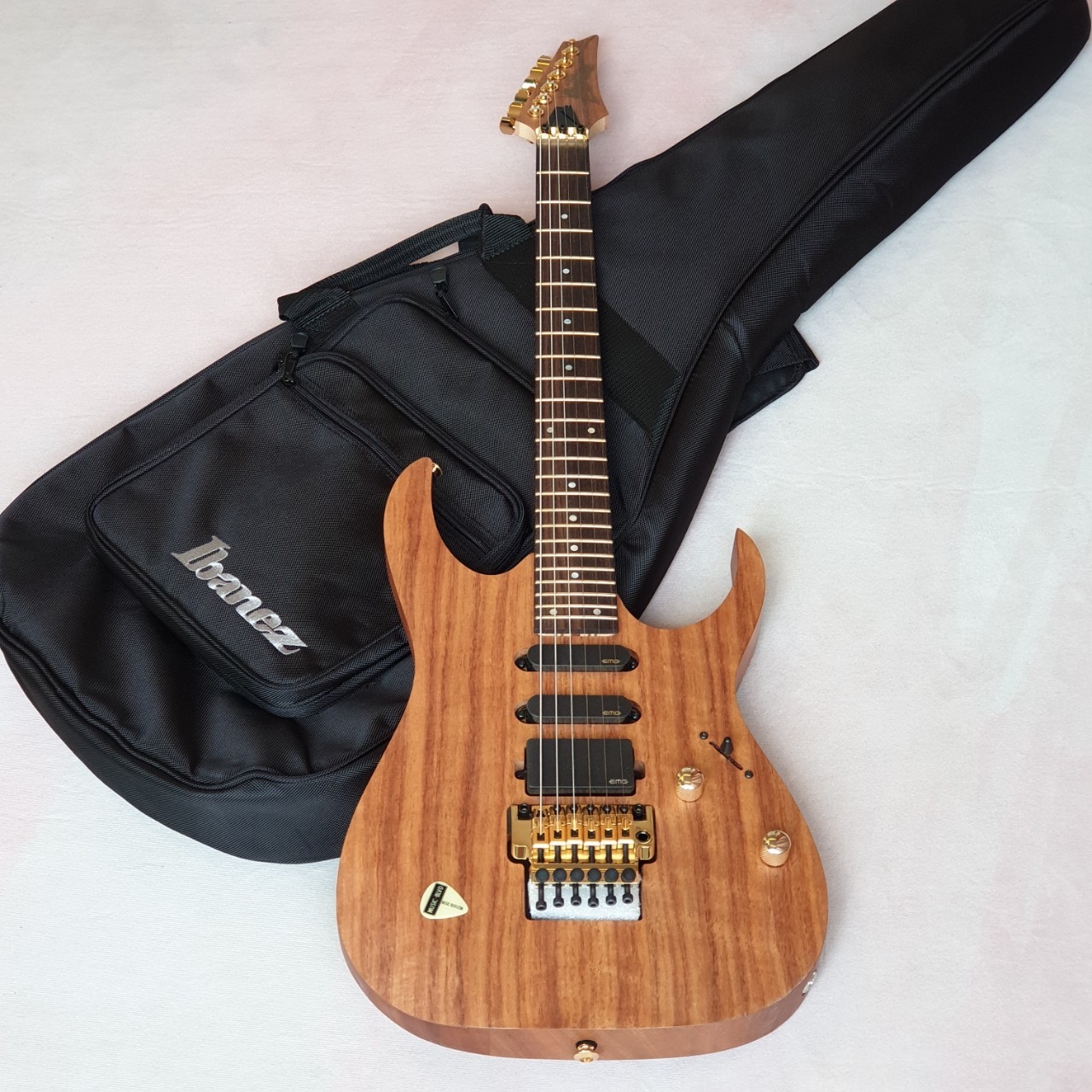 Ibanez Premium RG6PKAG Electric Guitar - Natural Flat