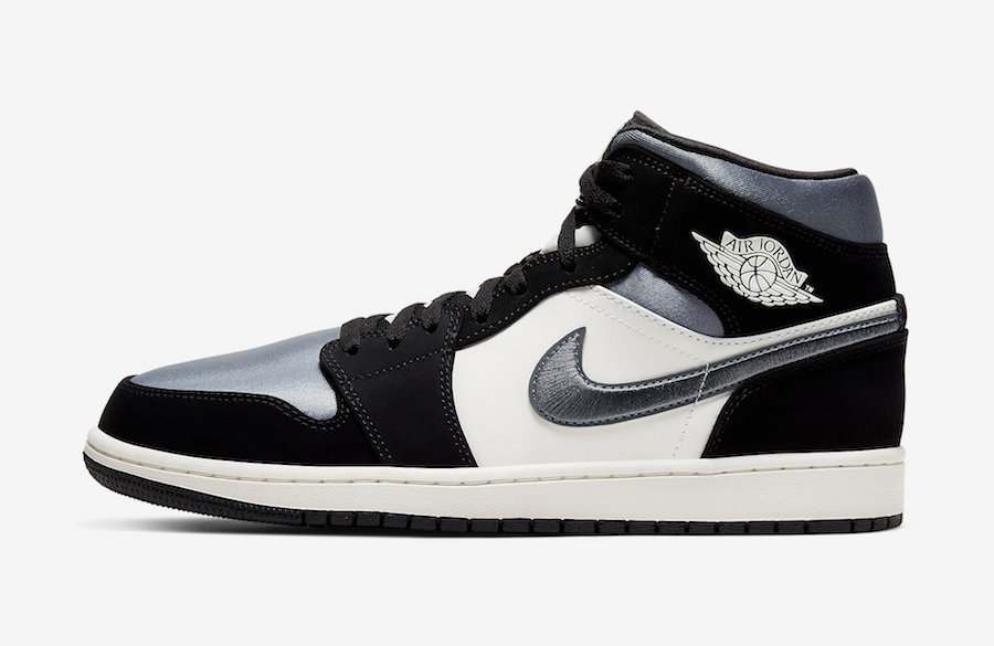 Nike Air Jordan 1 Mid SE Satin Grey
