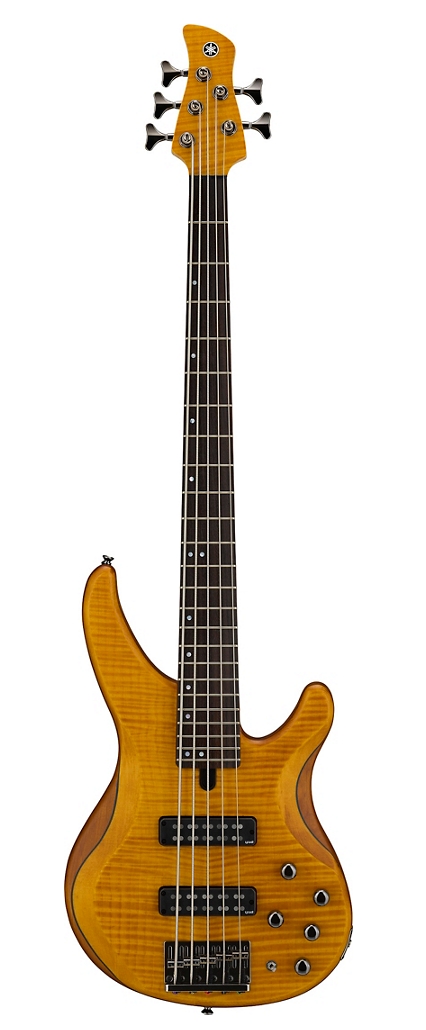 Yamaha TRBX605FM 5-String Electric Bass Natural Satin,dark red burst,matte amber,translucent black