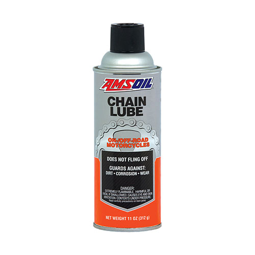 AMSOIL Chain Lube น้ำยาเคลือบและทำความสะอาดโซ่จักรยานยนต์ ในกระป๋องเดียว