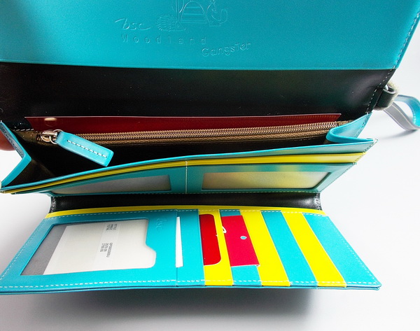 กระเป๋าสตางค์ bsc ดำ-ฟ้า ใหม่ แท้