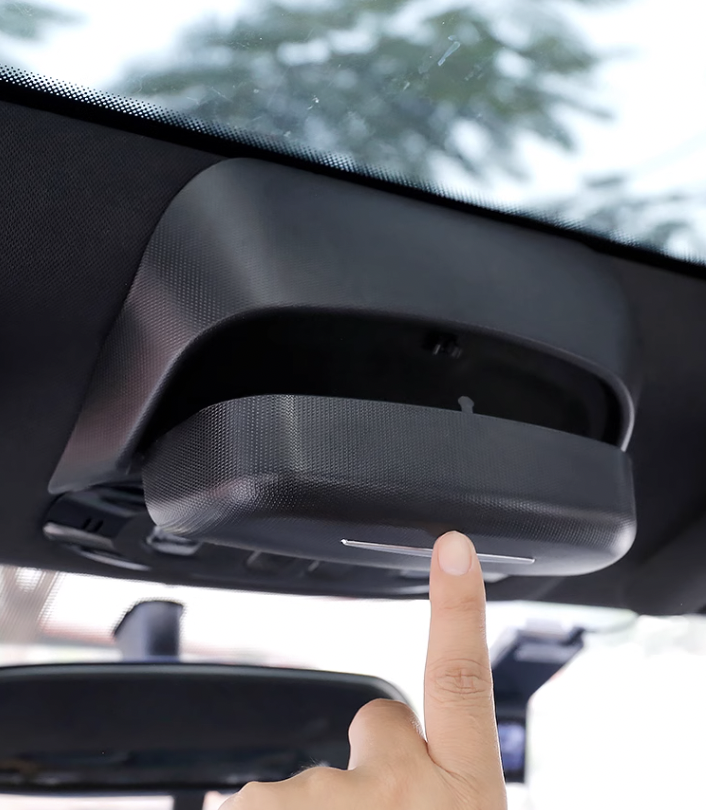 GAC Aion Y Plus กล่องใส่แว่นตารถยนต์อุปกรณ์รถยนต์คลิปแว่นตาที่บังแดดมัลติฟังก์ชั่นแม่เหล็กสากลแว่นกันแดดแว่นกันแดดกล่องใส่แว่นตา