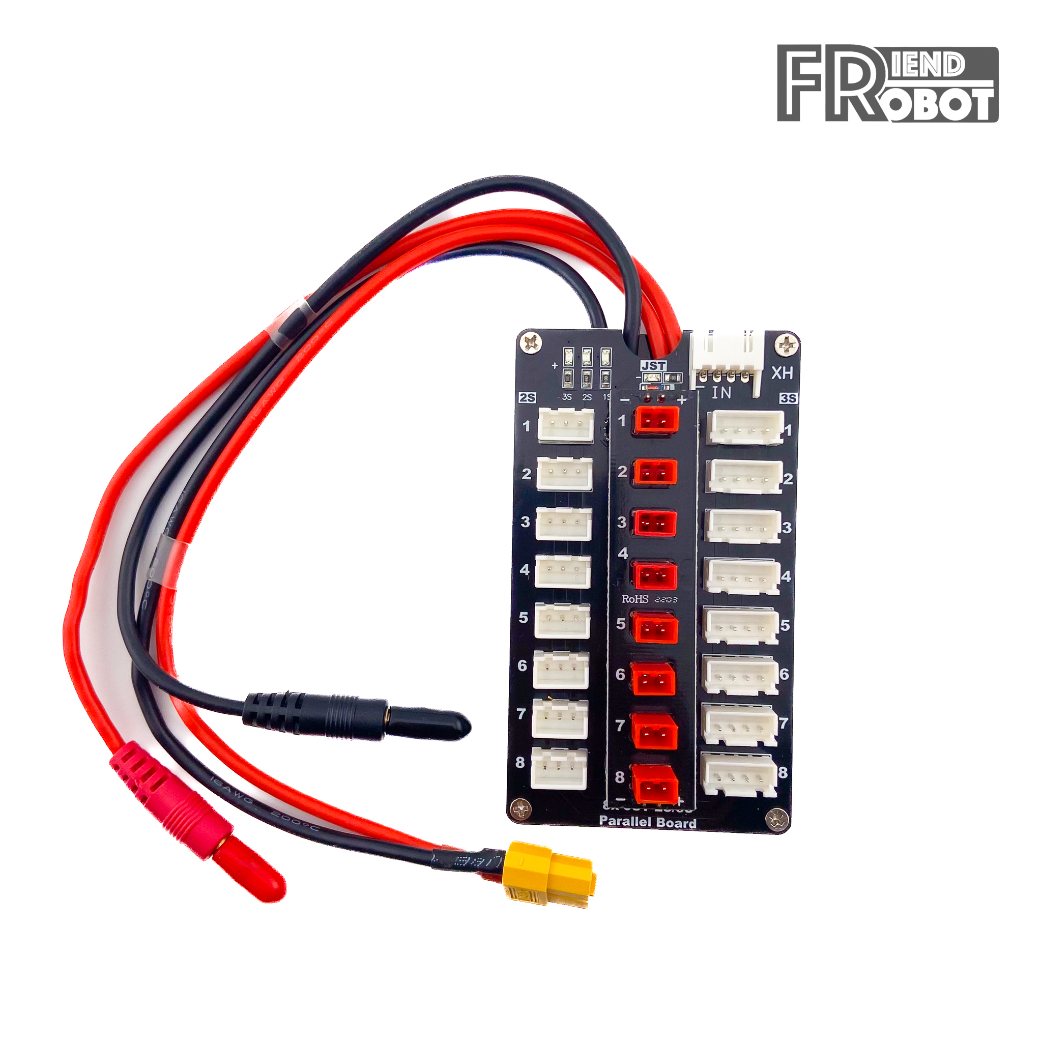 GoolRC G.T.Power 8X JST Plug 2S/3S Lipo Battery