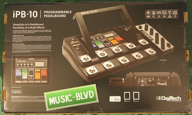 DigiTech iPB-10 Programmable Guitar Multi Effects Pedalboard with iPad Integration