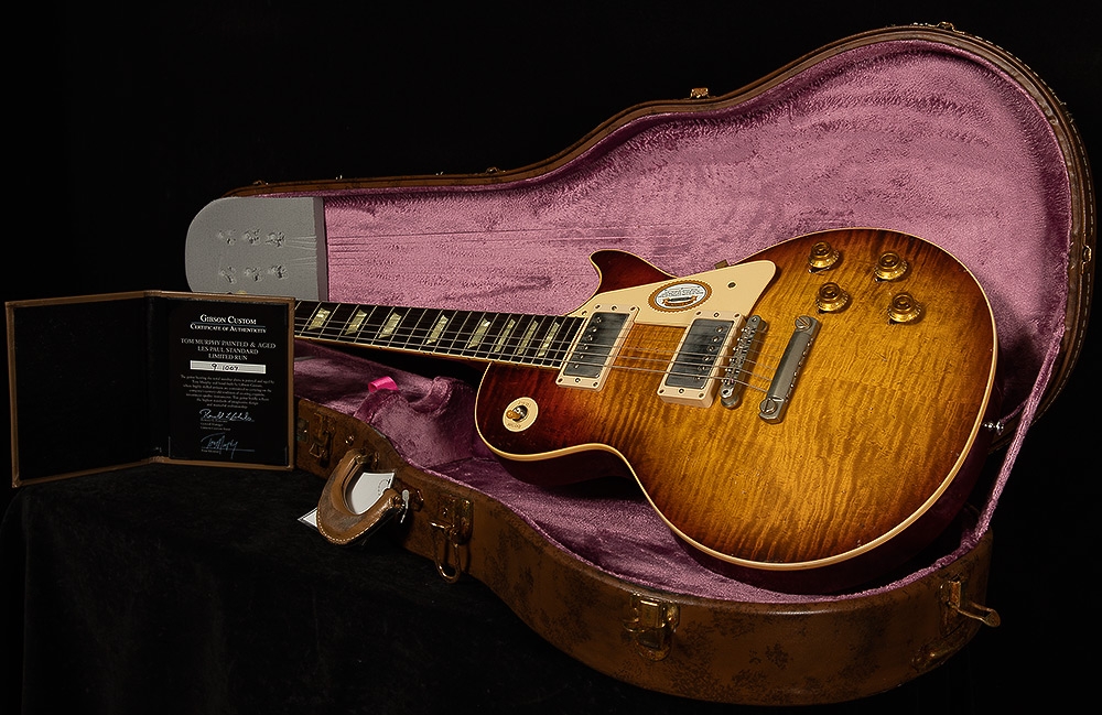 Gibson Custom Shop 2017 Limited Les Paul Standard Figured - Tom Murphy Painted and Aged - Murphy Sunburst
