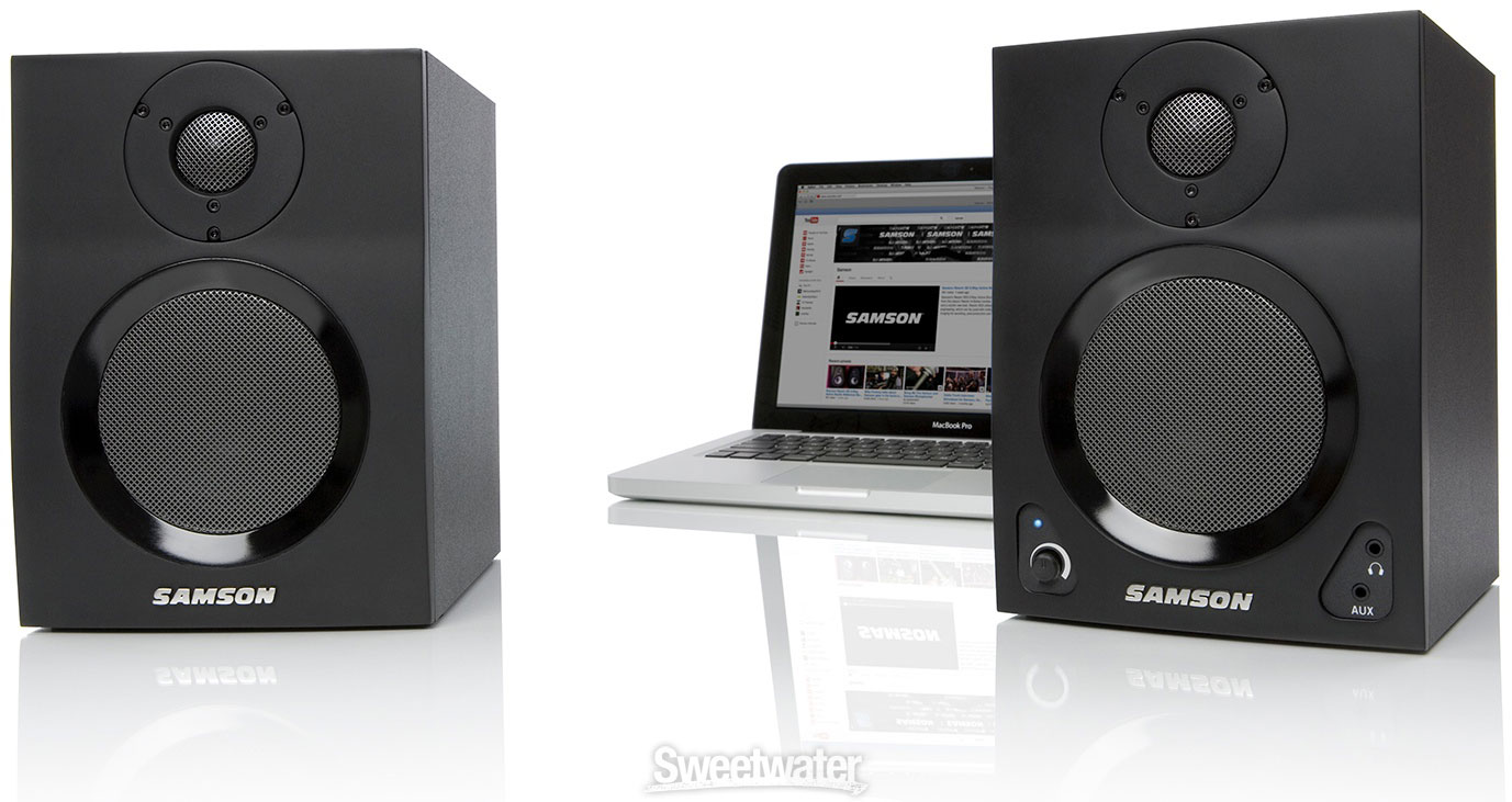 Samson MediaOne BT4 Active Bluetooth Monitors - Pair